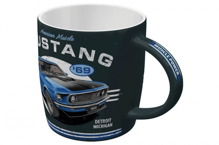 Tasse "Ford Mustang" - Blau